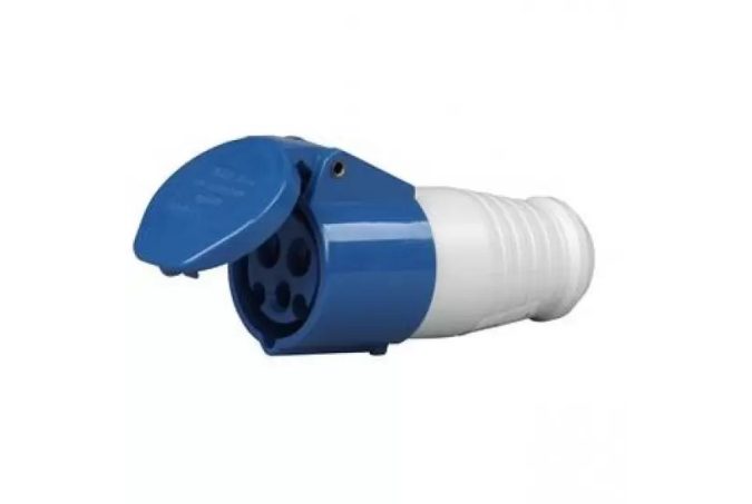 16A 3-pinski 2P+E IP44 vodootporni električni konektor