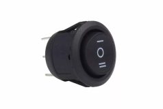   Round Rocker Switch LED osvijetljeni prekidač na kontrolnoj ploči automobila, crni