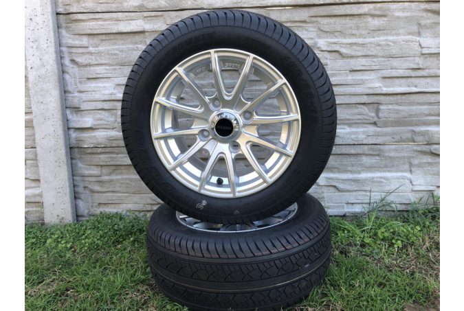 Aluminijski kotači i gume za golf kolica (DURO 190/50 R12 6PR)