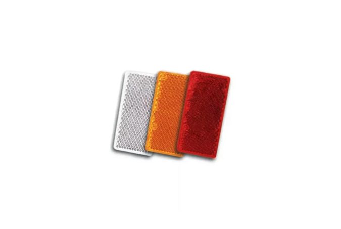 Prizma 70x35mm samoljepljiva crvena