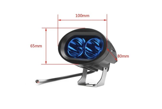 LED sigurnosna svjetiljka za viličar, plava, 10-48V DC, 20W