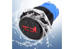   DaierTek 12V 16mm trenutni prekidač za trubu za električna golf vozila, motocikle, čamce.