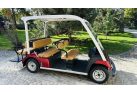 Unikatna YAMAHA G30E, konfigurator golf vozila sa 5 sjedala u izvrsnom stanju, bordo