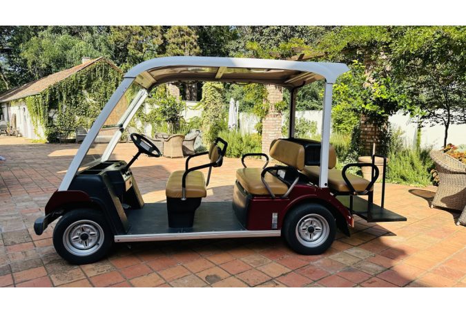 Unikatna YAMAHA G30E, konfigurator golf vozila sa 5 sjedala u izvrsnom stanju, bordo