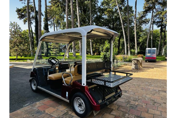 Custom YAMAHA G30E, konfigurator golf vozila s 5 sjedala u izvrsnom stanju, tamno plava