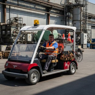 Električna golf vozila u operativnom održavanju